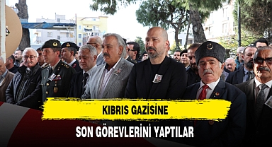 Kıbrıs Gazisine Son Görevlerini Yaptılar