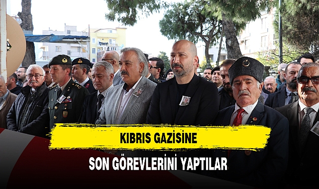 Kıbrıs Gazisine Son Görevlerini Yaptılar