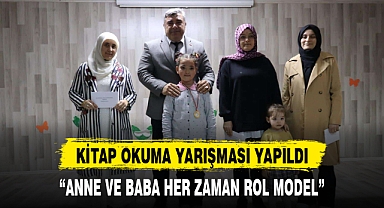 KİTAP OKUMA YARIŞMASI YAPILDI