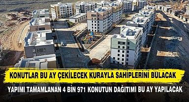 Konutlar Bu Ay Çekilecek Kurayla Sahiplerini Bulacak