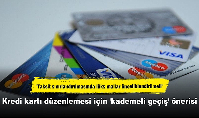 Kredi kartı düzenlemesi için 'kademeli geçiş' önerisi