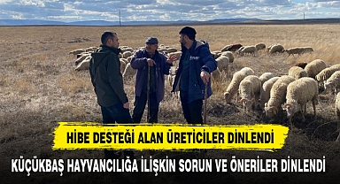 KÜÇÜKBAŞ HAYVANCILIĞA İLİŞKİN SORUN VE ÖNERİLER DİNLENDİ