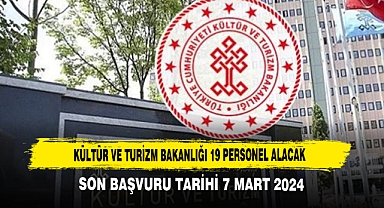 Kültür Ve Turizm Bakanlığı 19 Personel Alacak