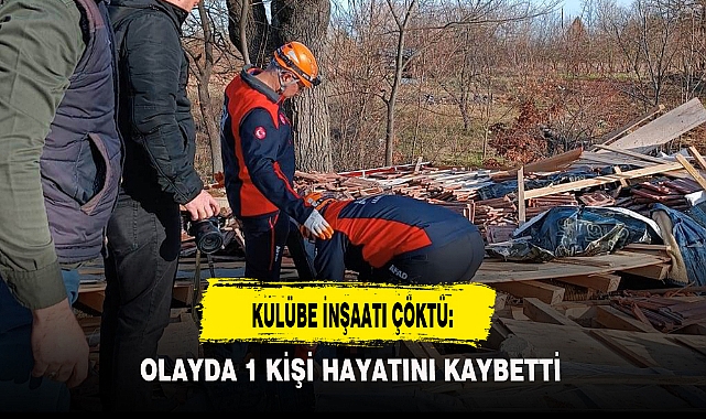 KULÜBE İNŞAATI ÇÖKTÜ: