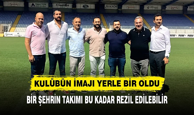 KULÜBÜN İMAJI YERLE BİR OLDU