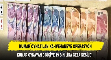 KUMAR OYNATILAN KAHVEHANEYE OPERASYON