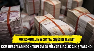 KUR KORUMALI MEVDUATTA DÜŞÜŞ DEVAM ETTİ