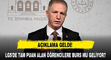 LGS'DE TAM PUAN ALAN ÖĞRENCİLERE BURS MU GELİYOR?