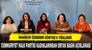 MAHİNUR ÖZDEMİR GÖKTAŞ’A YÜKLENDİ
