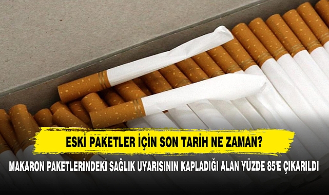 Makaron Paketlerindeki Sağlık Uyarısının Kapladığı Alan Yüzde 85'e Çıkarıldı