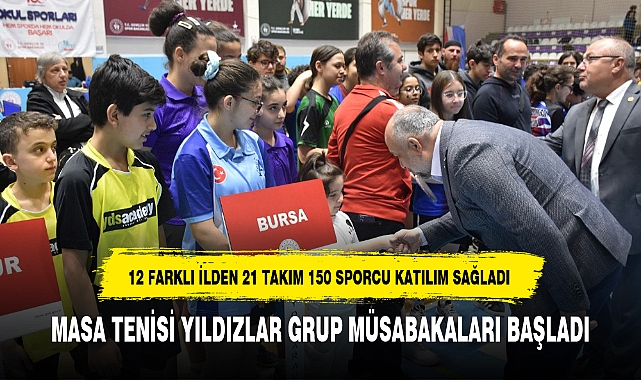 MASA TENİSİ YILDIZLAR GRUP MÜSABAKALARI BAŞLADI
