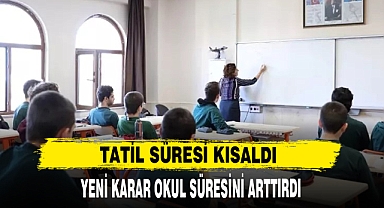 MEB'den ara tatil kararı! Tatil süresi kısalıyor, okul süresi artıyor
