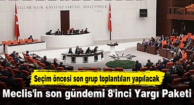 Meclis'in son gündemi 8'inci Yargı Paketi