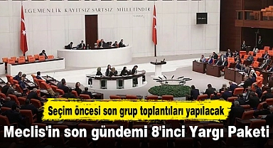 Meclis'in son gündemi 8'inci Yargı Paketi