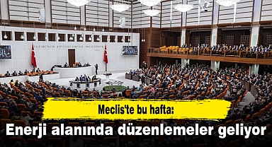 Meclis'te bu hafta: Enerji alanında düzenlemeler geliyor
