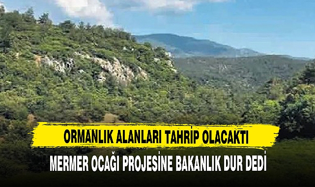 MERMER OCAĞI PROJESİNE BAKANLIK DUR DEDİ !