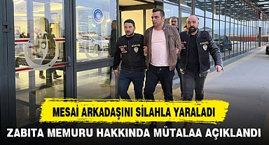 MESAİ ARKADAŞINI SİLAHLA YARALADI