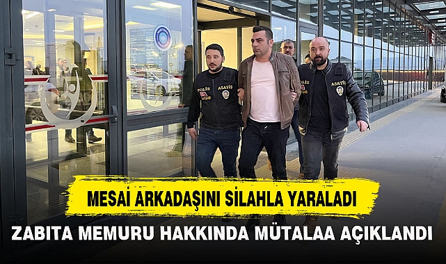 MESAİ ARKADAŞINI SİLAHLA YARALADI