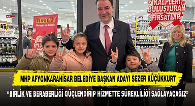 Mhp Afyonkarahisar Belediye Başkan Adayı Sezer Küçükkurt: “Birlik ve Beraberliği Güçlendirip Hizmette Sürekliliği Sağlayacağız”