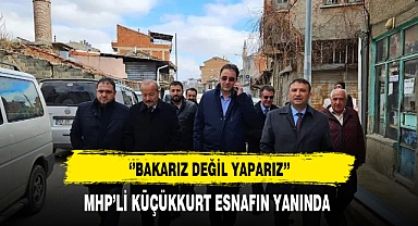 MHP'li Küçükkurt Esnafın Yanında