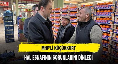 MHP'li Küçükkurt Hal Esnafının Sorunlarını Dinledi