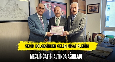 MHP'li Taytak Seçim Bölgesinden Gelen Misafirlerini Meclis Çatısı Altında Ağırladı