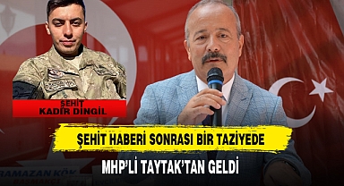 MHP'li Taytak Şehit Haberi Sonrası Taziye Yayınladı