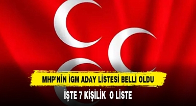 MHP'NİN AFYON İGM ADAYLARI BELLİ OLDU