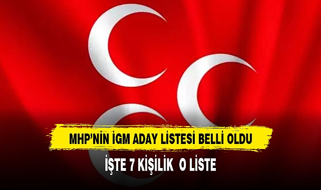 MHP'NİN AFYON İGM ADAYLARI BELLİ OLDU