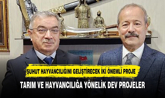 MHP Şuhut Belediye Başkan Adayı Muhittin Özaşkın'ın Hayvancılığı ve Tarımı Güçlendirecek İki Önemli Projesi