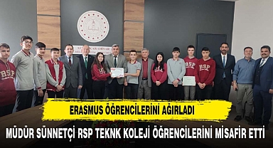 MÜDÜR SÜNNETÇİ RSP ÖĞRENCİLERİNİ AĞIRLADI