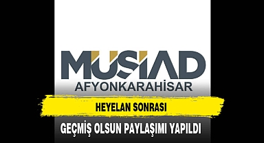 MÜSİAD Afyon'dan Erzincan'a Geçmiş Olsun Paylaşımı