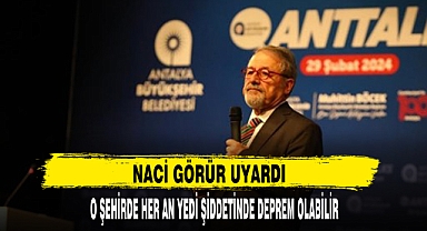 NACİ GÖRÜR UYARDI O ŞEHİR'DE HER AN DEPREM OLABİLİR