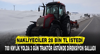 Nakliyeciler 28 bin tl istedi