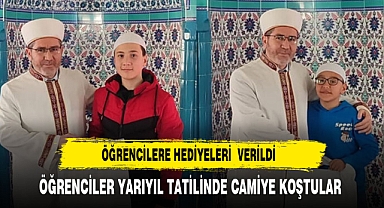 ÖĞRENCİLERE HEDİYELERİ VERİLDİ