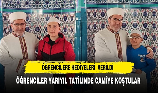 ÖĞRENCİLERE HEDİYELERİ VERİLDİ