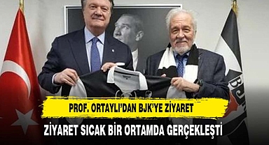 Öğrencisi davet etti! İlber Ortaylı, Beşiktaş'ı ziyaret etti