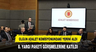 OLGUN 8. YARGI PAKETİ GÖRÜŞMELERİNE KATILDI