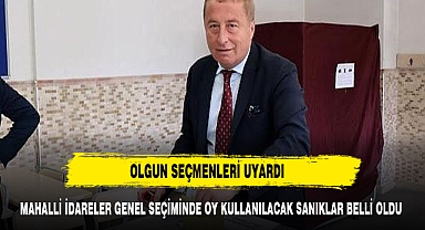 OLGUN AFYONKARAHİSARLI SEÇMENİ UYARDI