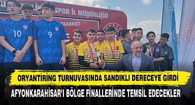 Oryantiring Turnuvasında Sandıklı Dereceye Girdi