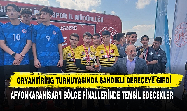 Oryantiring Turnuvasında Sandıklı Dereceye Girdi