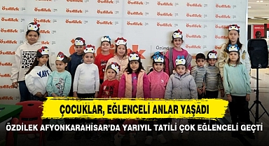 ÖZDİLEK AFYONKARAHİSAR’DA YARIYIL TATİLİ ÇOK EĞLENCELİ GEÇTİ