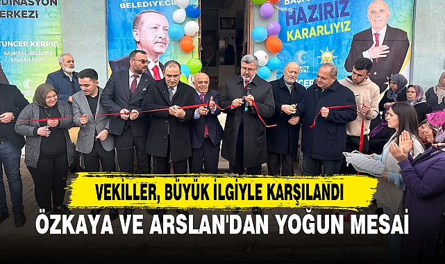 ÖZKAYA VE ARSLAN'DAN YOĞUN MESAİ
