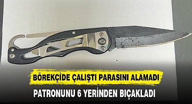 PATRONUNU 6 YERİNDEN BIÇAKLADI