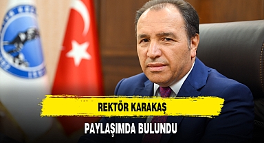 Rektör Karakaş 28 Şubat Paylaşımı
