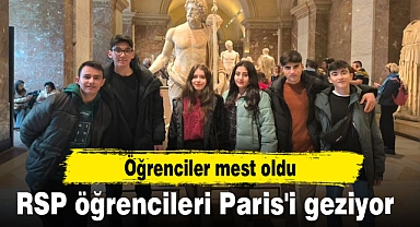 RSP öğrencileri Paris'i geziyor