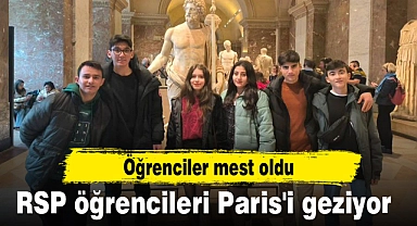 RSP öğrencileri Paris'i geziyor