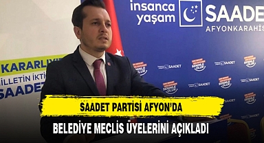 Saadet Partili Karataş'ın A Takımı Açıklandı