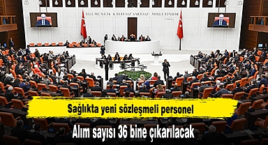 Sağlıkta yeni sözleşmeli personel alım sayısı 36 bine çıkarılacak