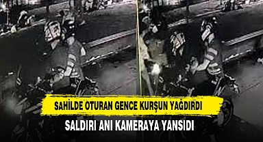 Sahilde Oturan Gence Kurşun Yağdırdı